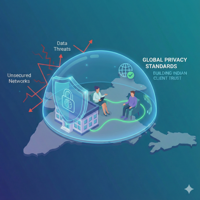 Why HIPAA Compliance Still Matters for Therapists in India (Even If You’re Not in the US)