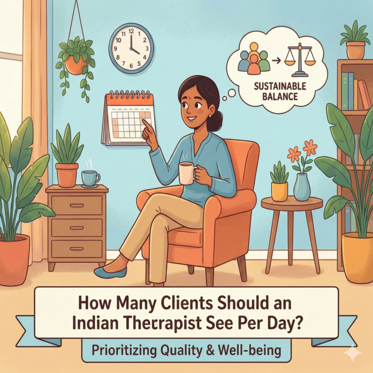 How Many Clients Should an Indian Therapist See Per Day? A Sustainable Answer
