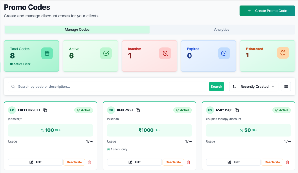 Sliding Scale Pricing for Indian Therapists | PractiPal Promo Codes Guide