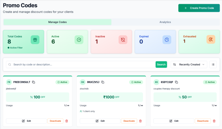 Sliding Scale Pricing for Indian Therapists | PractiPal Promo Codes Guide